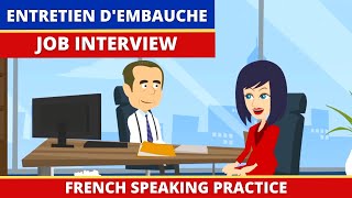 Entretien dEmbauche Francais  Job Interview Dialogue in French [upl. by Dempstor]