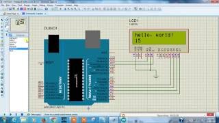 Arduino to 162 LCD Display Proteus  Arduino Proteus Simulation tutorial  5 [upl. by Abbott583]