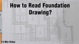 How to read foundation Drawing [upl. by Ofori]