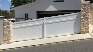 Installing Sliding Gates on a Slope [upl. by Ajet]