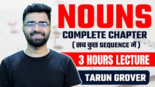 Nouns  English Grammar for CET SSC CGL CPO CHSL CDS  SBIIBPS POClerk  Tarun Grover [upl. by Lednor]