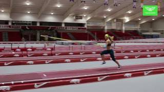 How to Pole Vault Straight Pole Swing and Push Connection by Bryan Compton [upl. by Hyman]