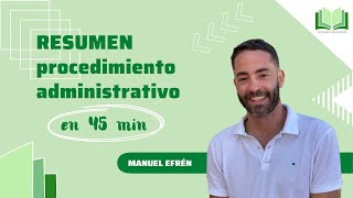 Resumen procedimiento administrativo [upl. by Aihseuqal]