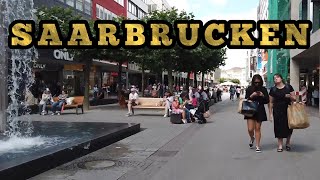 Saarbrücken Germany 🇩🇪 Walking tour Saarbrucken city centre  Saarland [upl. by Doroteya]