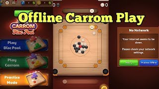 How to play offline carrom board  Carrom Disc Pool [upl. by Hauck]