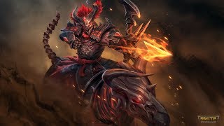 Smite 422 patch  Oni Musha Hachiman skin [upl. by Sumahs]