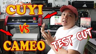 Cameo Cutter Plotter vs Cuyi Cutter Plotter  Test Cut Comparison [upl. by Niggem]