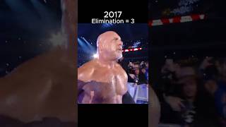 Every Goldberg Royal Rumble Elimination Edit 🔥 [upl. by Rhodie915]