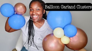 How I make Balloon Garland Clusters  Fillers  Tutorial [upl. by Ynnohj]