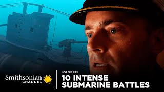 10 Intense Submarine Battles 💥 Hell Below  Smithsonian Channel [upl. by Irving]