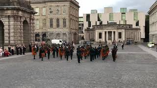 Band of the Royal Irish Regt Pipes Drums of the Irish Regt of the SA Army Trinity College Dublin 5 [upl. by Caughey]