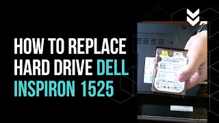 How To Replace Hard Drive Dell Inspiron 1525 [upl. by Iover92]