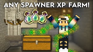 Minecraft Mob Spawner XP Farm  Easy Design  2500 Drops Per Hour [upl. by Aicssej]