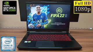 FIFA 22 PC Gameplay i5 9300H amp RTX 2060 [upl. by Nuyh]