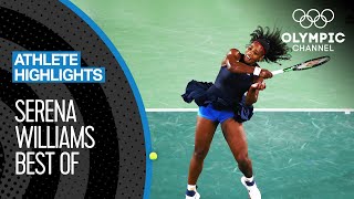 Best Serena Williams Points at the Olympics  Athlete Highlights [upl. by Betthel]