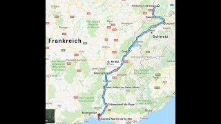 Rhone Radweg  Radreise ans Mittelmeer  Mit dem Fahrrad durch Frankreich [upl. by Innoc]