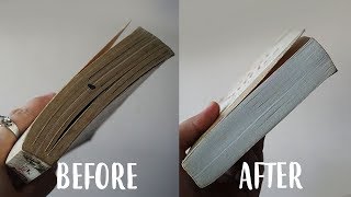 How to Clean Your Book Edges Hack [upl. by Eicak591]