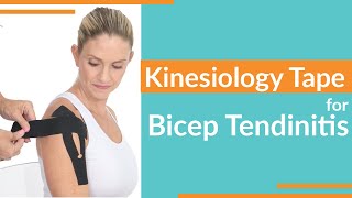 Applying Kinesiology Taping for Bicep Tendinitis  RHB1090BLKS [upl. by Ecille]