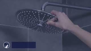 GROHE  Vitalio Joy Rain Showerhead  Product Video [upl. by Ydaj]