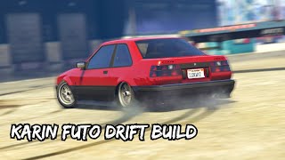 GTA 5 Karin Futo Drift Build  Easy To Follow Drift Build  Guide [upl. by Adnawahs]