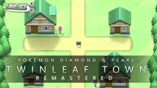 Pokémon Diamond amp Pearl Twinleaf Town Remastered [upl. by Meekah]