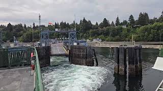 MV Kittitas Departing Vashon Island Slip 1 [upl. by Gerti]