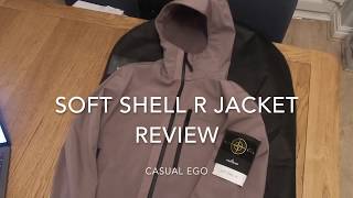 Stone Island  Soft Shell R AW18 Jacket Review  Mens Clothing [upl. by Pilihp537]