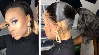 The BEST FRONTAL PONYTAIL Tutorial [upl. by Georgina]