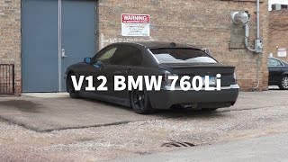 FULLY STRAIGHT PIPED V12 BMW 760Li [upl. by Karoly]