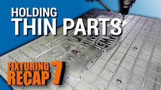 Holding Thin Workpieces Vacuum Superglue and More [upl. by Megargee]