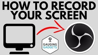 How To Record Your Computer Screen With OBS  Quick Tutorial [upl. by Ettelloc]