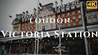 London Victoria Station Walk Through England 4K [upl. by Okeim]