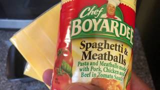 How to make spaghetti with meatballs by CHEF Mr WRATH AND CHEF BOYARDEE [upl. by Waddle]