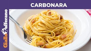 CARBONARA PERFETTA la ricetta di GialloZafferano [upl. by Dnesnwot]