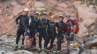 Hikers GoPro Footage Captures Harrowing Moments As Deadly Flash Floods Swept Through Zion National [upl. by Neerol]