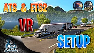 ATS and ETS2 VR settings  how to set it up [upl. by Ihn34]