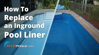 How To Replace An Inground Pool Liner [upl. by Diamante337]