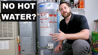 No Hot Water Water Heater Troubleshooting [upl. by Ytissahc]