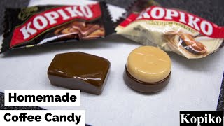 Coffee Candy Recipe  Homemade Kopiko Recipe  How To Prepare Coffee Candy  Easy Sweet Recipes [upl. by Ardnekal]