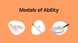 Present Modals of Ability – English Grammar Lessons [upl. by Drawde765]