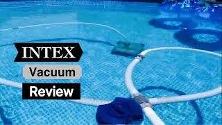 INTEX pool vacuum review [upl. by Mccomb825]