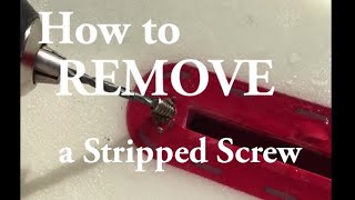 Trick Removing a stripped screw [upl. by Niajneb]