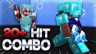 HOW TO COMBO LOCK Get 20 Hit Combos Minecraft PvP Tutorial [upl. by Ynamreg283]