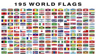 flags of all countries of the world with names [upl. by Adnahsed]