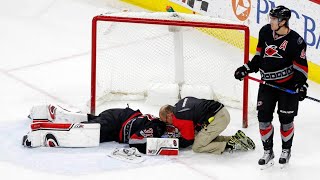 NHL Goalie Injuries [upl. by Elly]