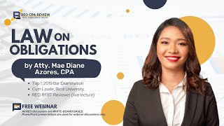 Law on Obligations by Atty Mae Diane Azores CPA [upl. by Farly]