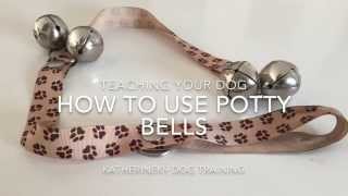 How To Teach Your Dog To Use Potty Bells [upl. by Norabal]