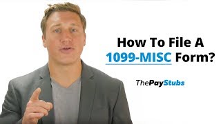 How To File A 1099MISC Form [upl. by Asteria]