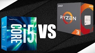 AMD RYZEN 3 vs INTEL CORE i5 [upl. by Eirovi]