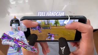 iPhone SE 2022 Full Handcam  4 Finger  Gyro  PUBG MOBILE [upl. by Eneres277]